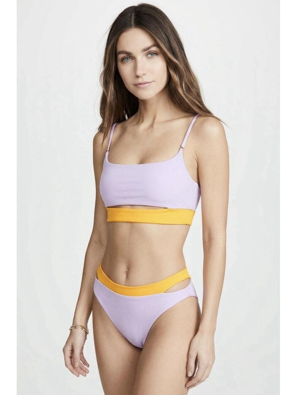 L*Space Women’s Size Medium Kelli Cutout Bikini Top + Matching Bottoms